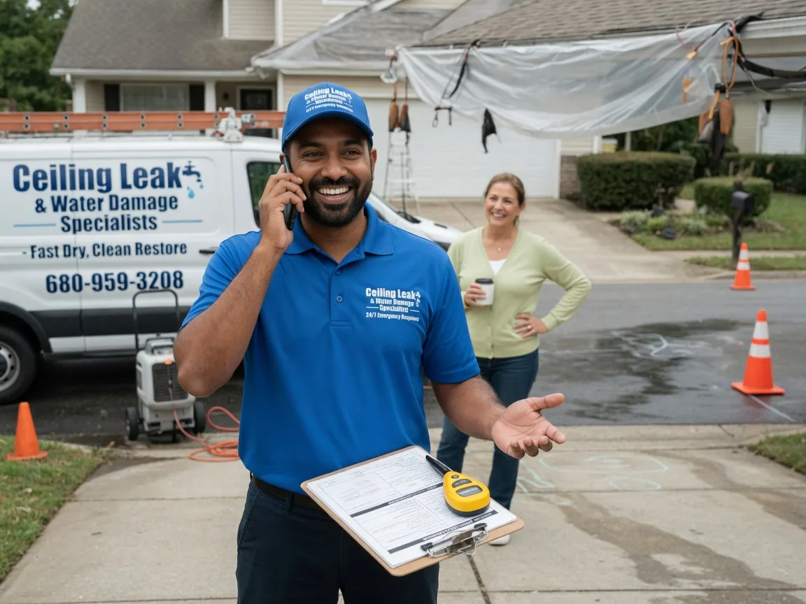 Ceiling Leak Cleanup La Porte, TX FAQs